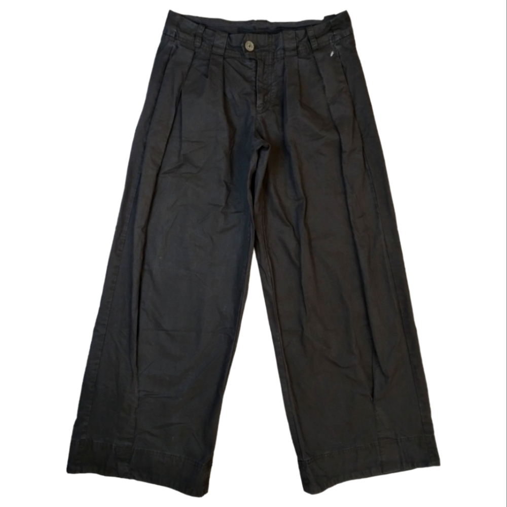 ❤️Free People Pouty Prep Trouser Pants Pleated Wide Leg Baggy - size lg